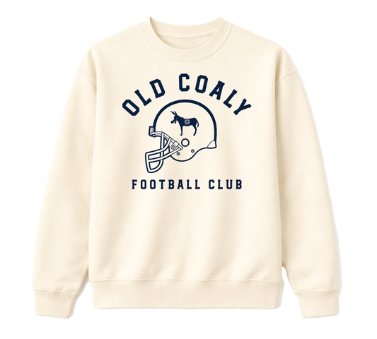 Helmet Crew Neck - Navy Graphic