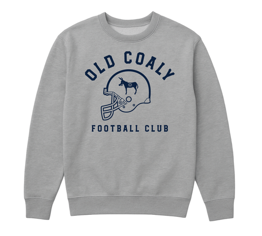 Helmet Crew Neck - Navy Graphic