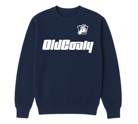 Wordmark Crew Neck - Navy